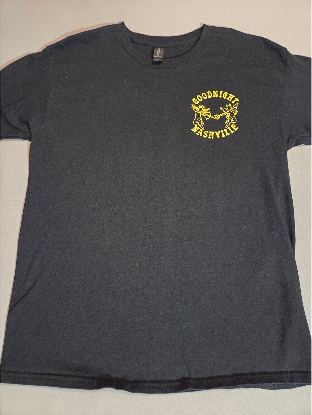 Jelly Roll Shirt L Black Goodnight Nashville Woke Up Tatted